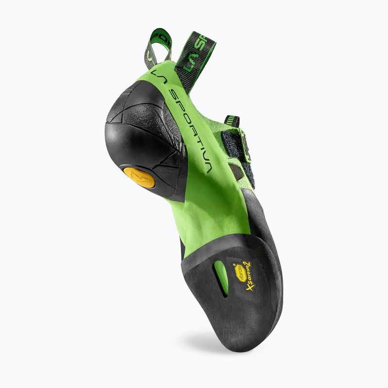 Scarpette da arrampicata uomo La Sportiva Skwama Vegan black/flash green 4