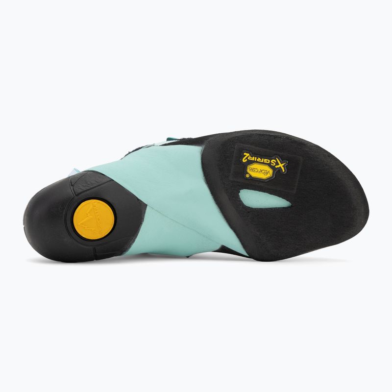Scarpa da arrampicata La Sportiva Skwama Vegan carbonio / turchese da donna 4
