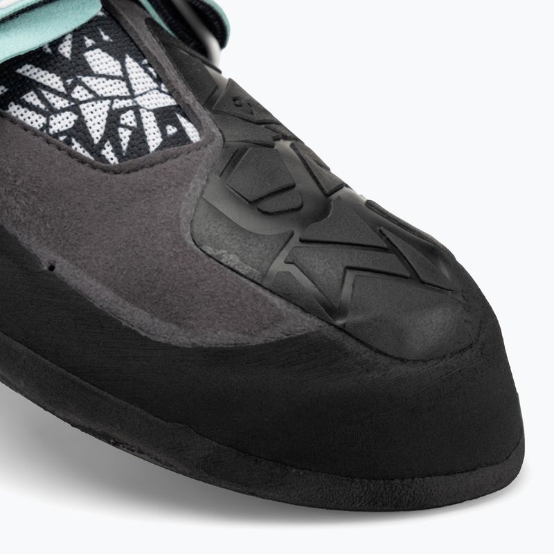Scarpa da arrampicata La Sportiva Skwama Vegan carbonio / turchese da donna 7