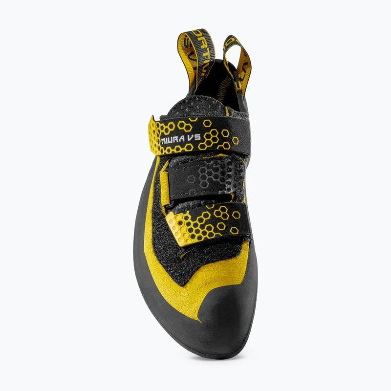 Scarpe da arrampicata uomo La Sportiva Miura VS black/yellow 6