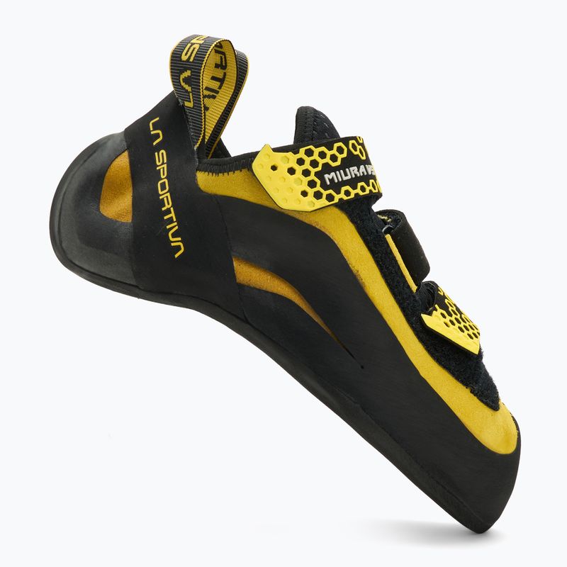 Scarpe da arrampicata uomo La Sportiva Miura VS black/yellow 2