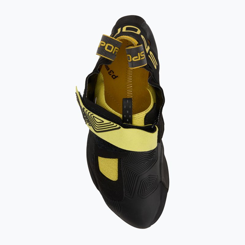 Scarpette da arrampicata da uomo La Sportiva Theory yellow/black 5