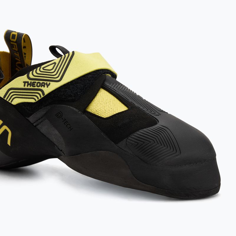 Scarpette da arrampicata da uomo La Sportiva Theory yellow/black 7