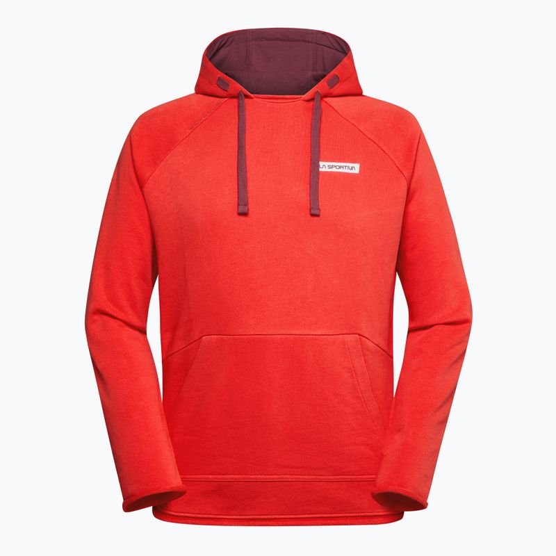 Felpa da uomo La Sportiva Telendos Hoody mountain red 3