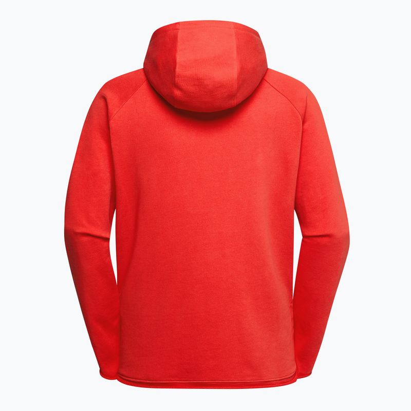 Felpa da uomo La Sportiva Telendos Hoody mountain red 4