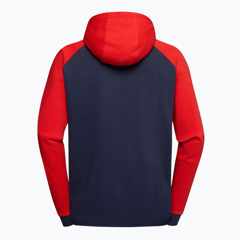 Felpa La Sportiva Kaos night sky / mountain red da uomo 2