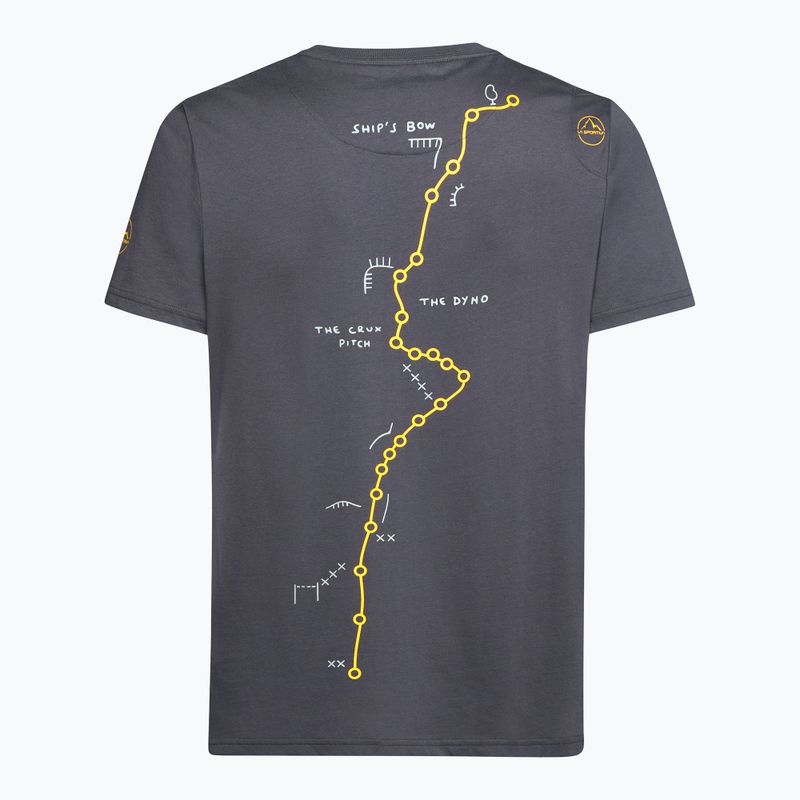 Maglietta La Sportiva Dawn Wall onyx da uomo 4