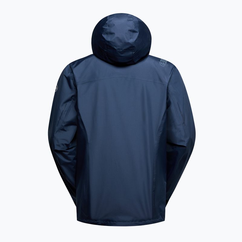 Giacca antipioggia da uomo La Sportiva Discover Shell night sky/chalk 2