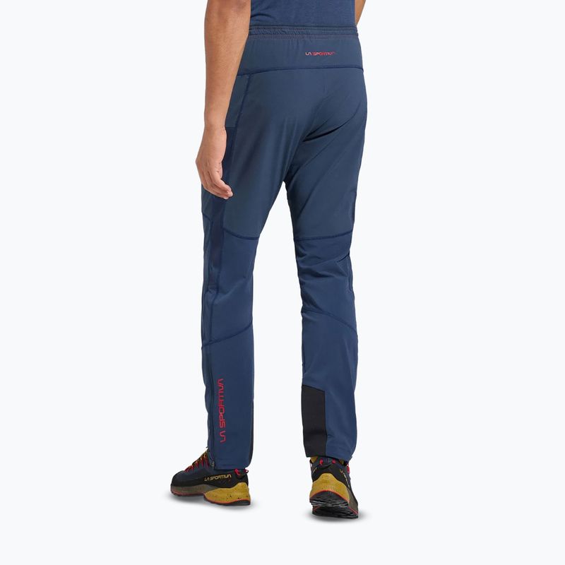 Pantaloni da trekking da uomo La Sportiva Aequilibrium mountain red/night sky 2