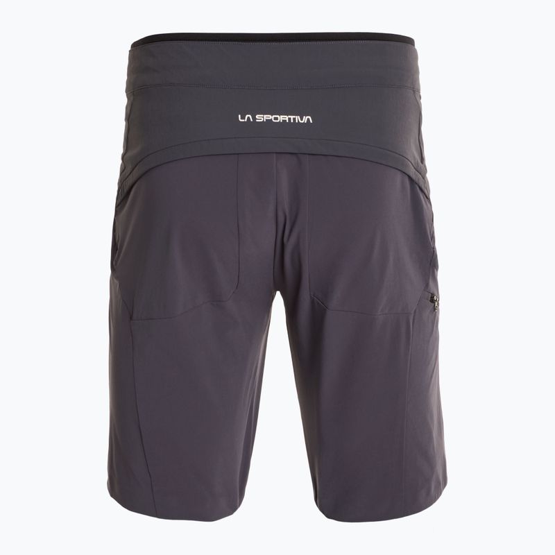 Pantaloncini da trekking da uomo La Sportiva Monument onyx/chalk 2