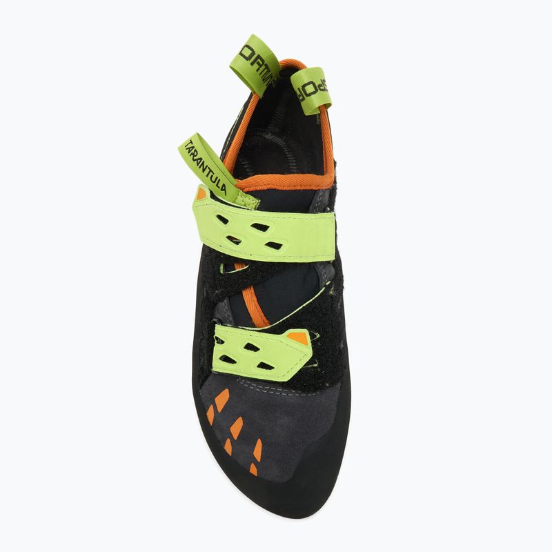 Scarpette da arrampicata uomo La Sportiva Tarantula carbon/lime punch 5