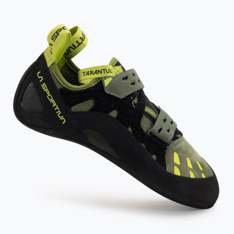 Scarpe da arrampicata uomo La Sportiva Tarantula olive/neon 2