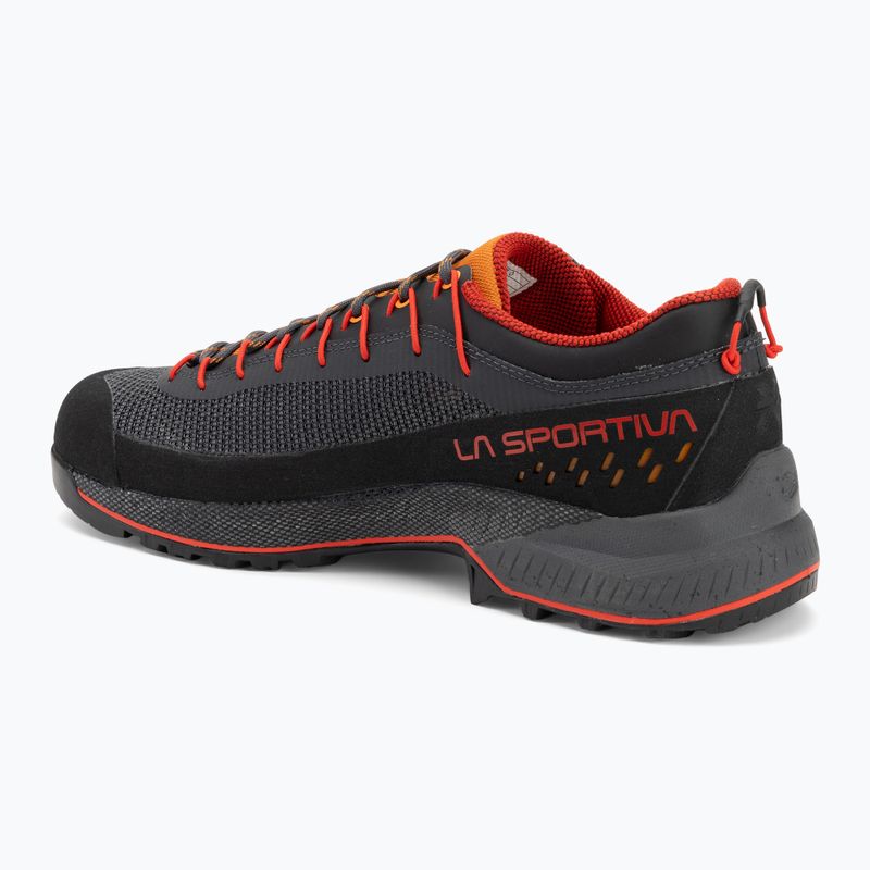 Scarpa da avvicinamento La Sportiva TX4 Evo ST da uomo in carbonio/rosso montagna 3