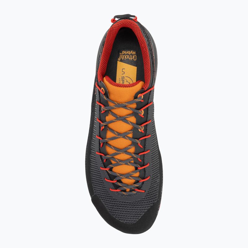 Scarpa da avvicinamento La Sportiva TX4 Evo ST da uomo in carbonio/rosso montagna 5