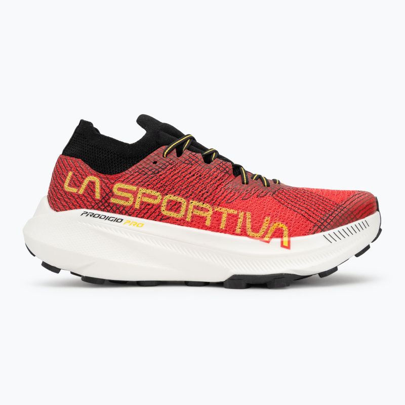 Scarpa da corsa da uomo La Sportiva Prodigio Pro mountain rosso/giallo 2