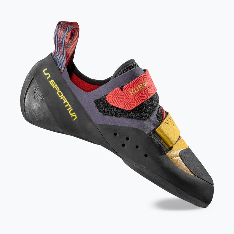 Scarpette da arrampicata uomo La Sportiva Kubo savanna/mountain red