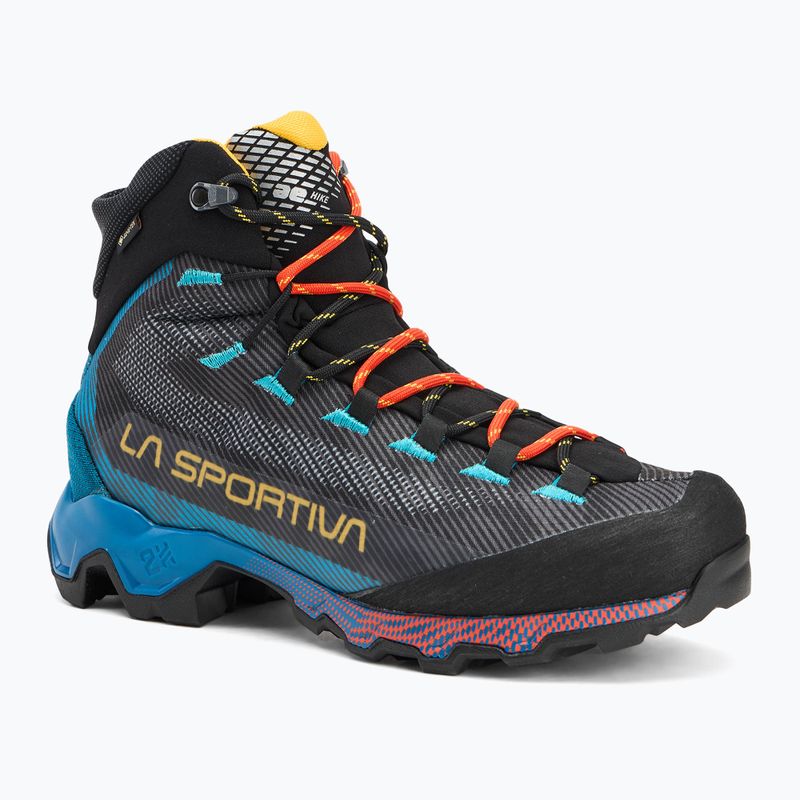 Scarpe da trekking da uomo La Sportiva Aequilibrium Hike GTX carbonio/blu tropicale