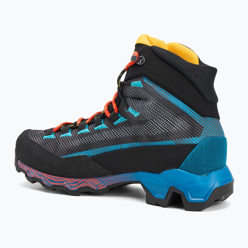 Scarpe da trekking da uomo La Sportiva Aequilibrium Hike GTX carbonio/blu tropicale 3