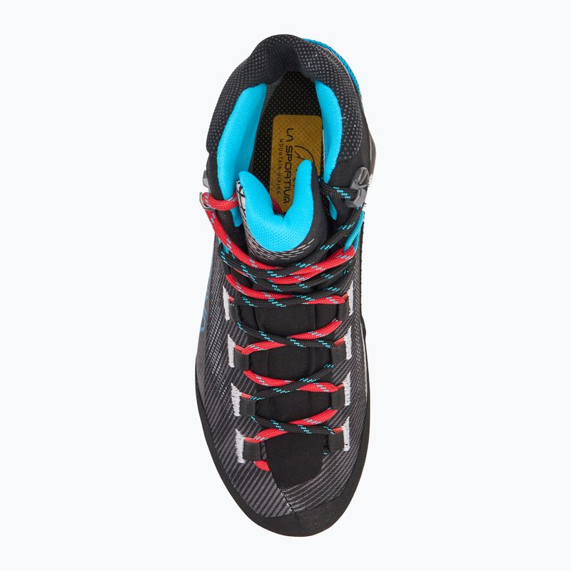 Stivali da trekking da donna La Sportiva Aequilibrium Hike GTX carbonio/blu malibu 5