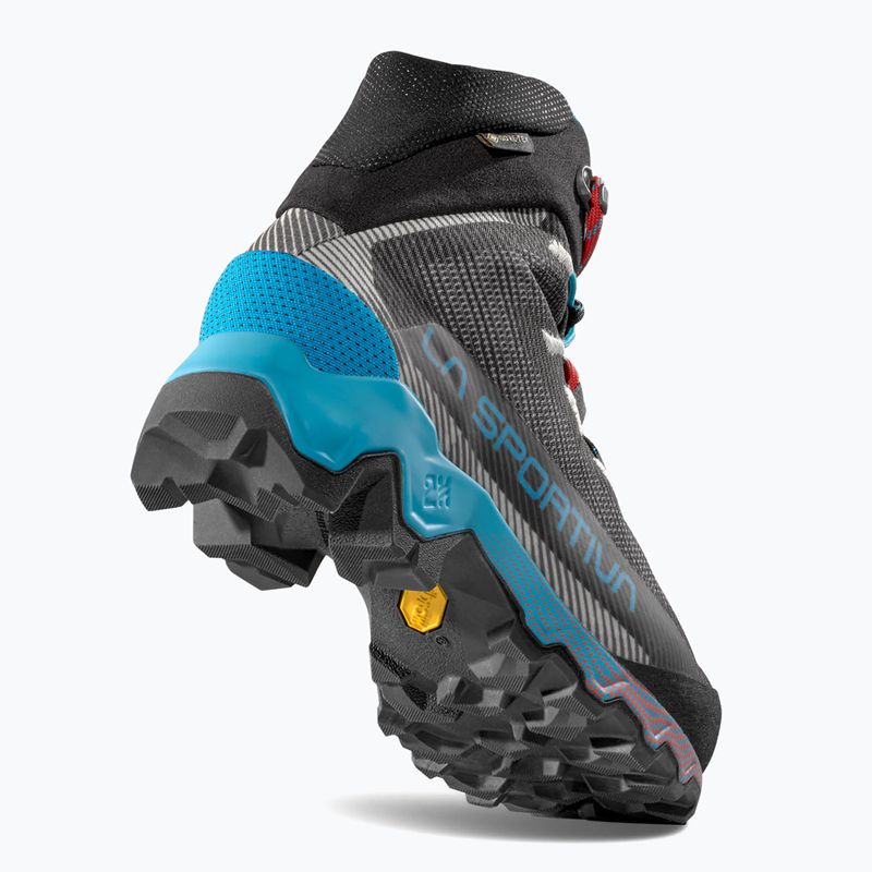 Stivali da trekking da donna La Sportiva Aequilibrium Hike GTX carbonio/blu malibu 9