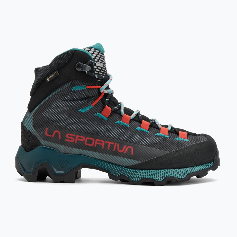 Stivali da trekking da donna La Sportiva Aequilibrium Hike GTX SW24 carbon/ everglade 2