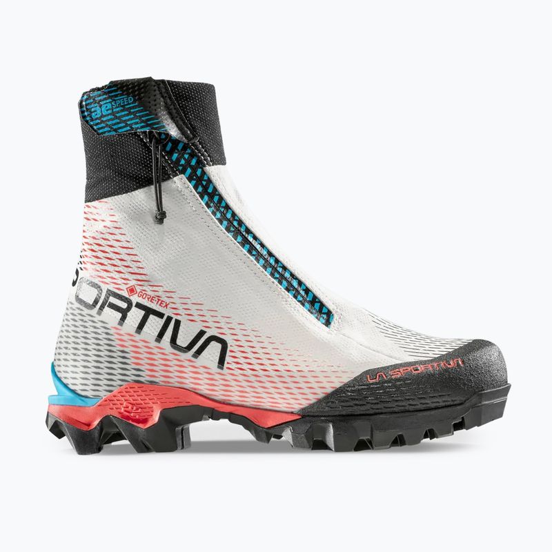 Scarponi da alpinismo donna La Sportiva Aequilibrium Speed GTX white/hibiscus 2