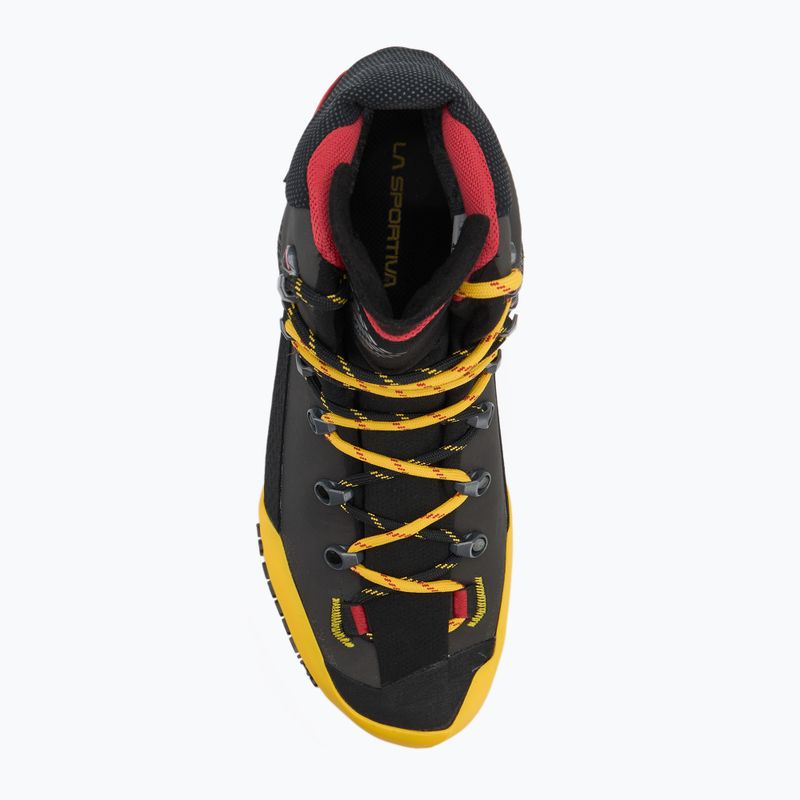 Scarponi da alpinismo uomo La Sportiva Aequilibrium LT GTX black/yellow 5