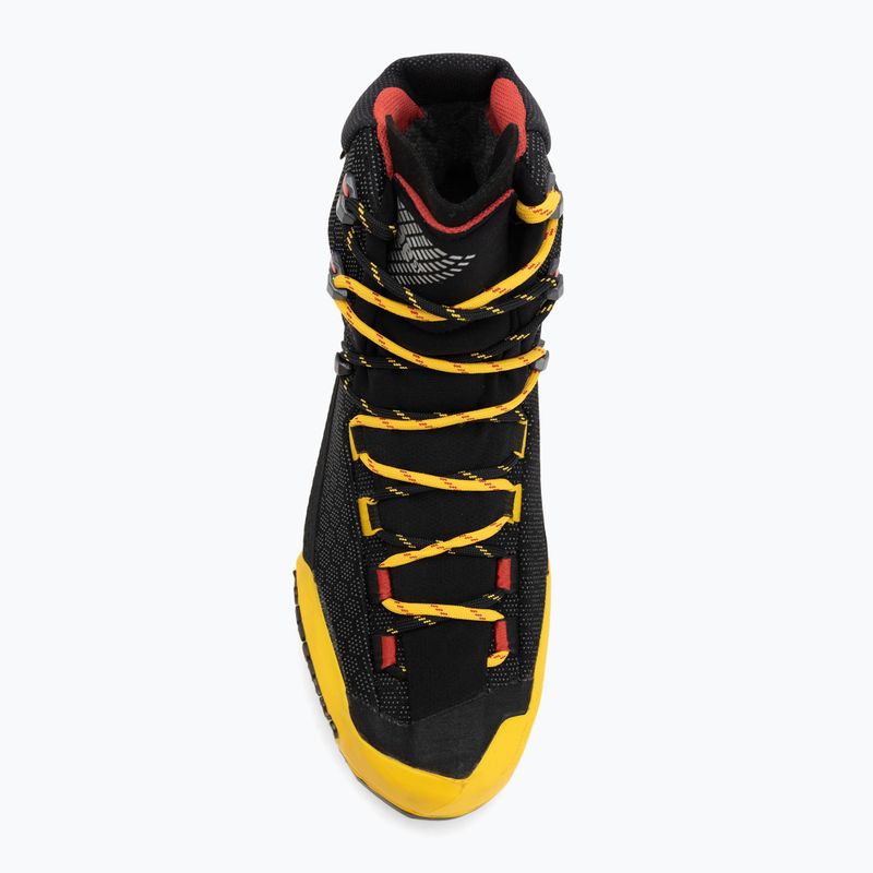 Scarponi da alpinismo uomo La Sportiva Aequilibrium ST GTX black/yellow 5