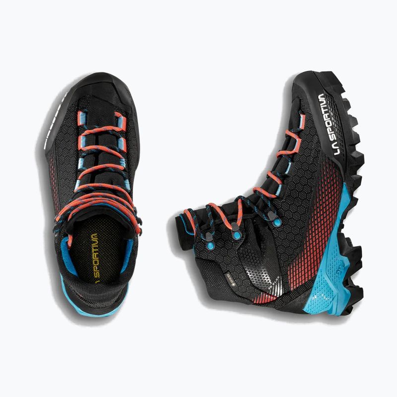 Scarponi da alpinismo donna La Sportiva Aequilibrium ST GTX black/hibiscus 13