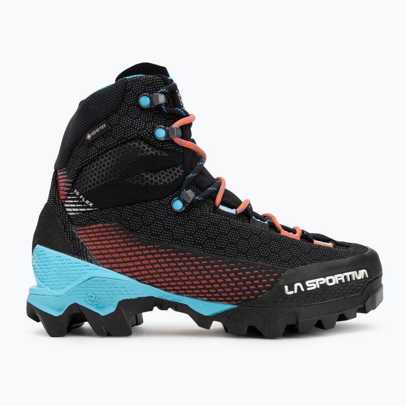 Scarponi da alpinismo donna La Sportiva Aequilibrium ST GTX black/hibiscus 2