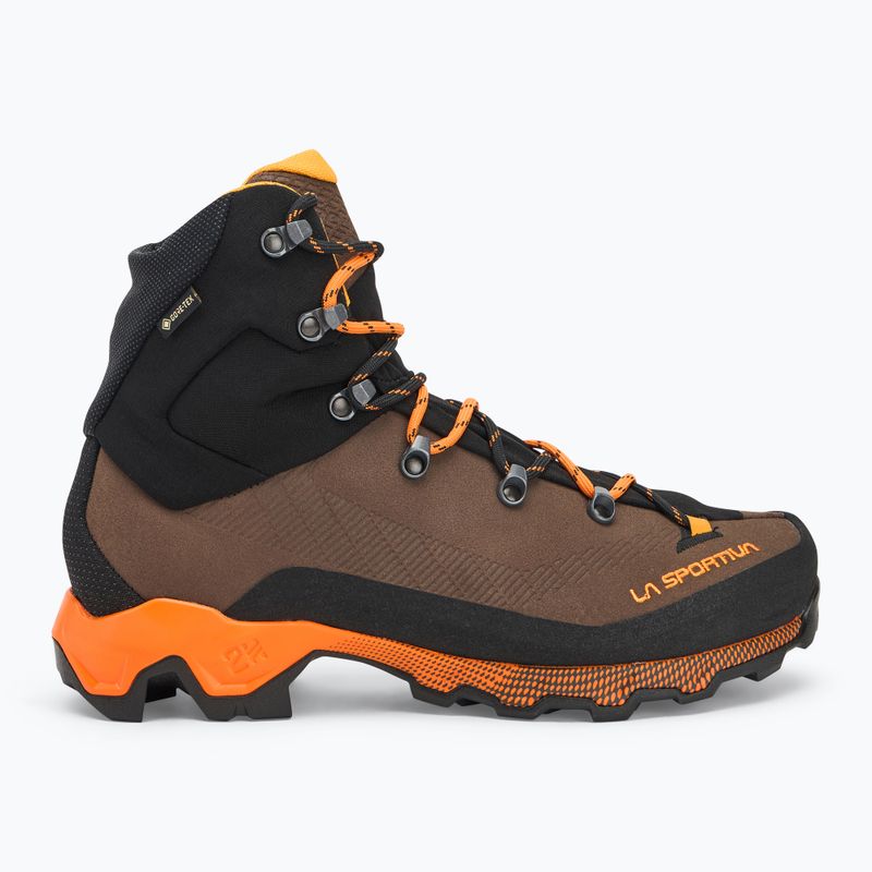 Scarpe da trekking da uomo La Sportiva Aequilibrium Trek GTX chocolate/papaya 2