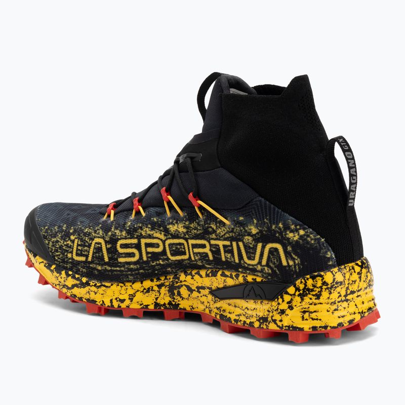 Scarpe da running uomo La Sportiva Uragano GTX black/yellow 3