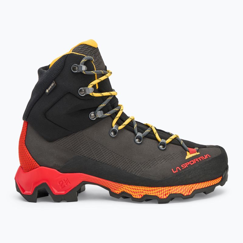 Scarpe da trekking da uomo La Sportiva Aequilibrium Trek GTX carbon/yellow 2