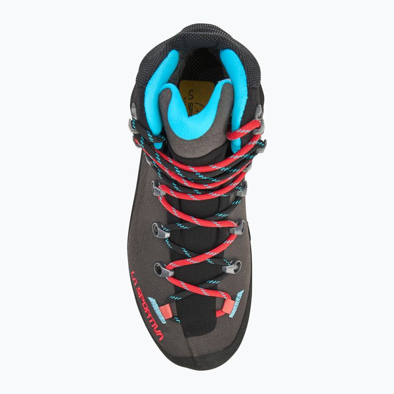 Scarpe da trekking da donna La Sportiva Aequilibrium Trek GTX carbon/malibu blue 5