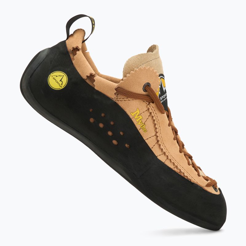 Scarpette da arrampicata La Sportiva Mythos brown 2