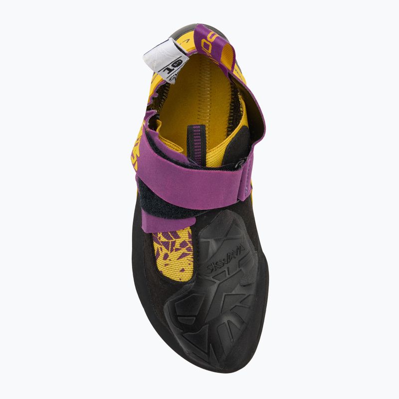Scarpe da arrampicata uomo La Sportiva Skwama purple/yellow 5
