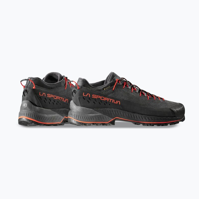 Scarpe da avvicinamento da uomo La Sportiva TX4 Evo GTX carbon/cherry tomato 3