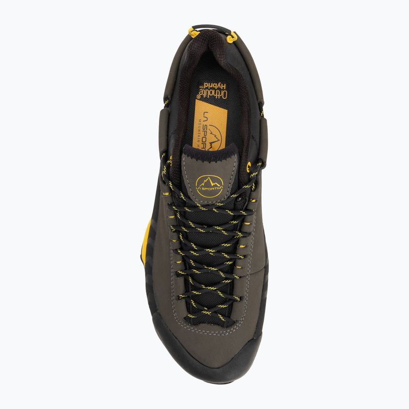 Scarpa da avvicinamento da uomo La Sportiva TX5 Low GTX carbonio/giallo 5