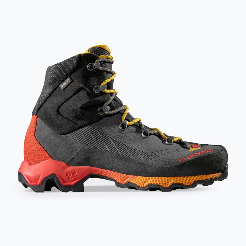 Scarponi da alpinismo da uomo La Sportiva Aequilibrium Trek GTX carbon/yellow 2