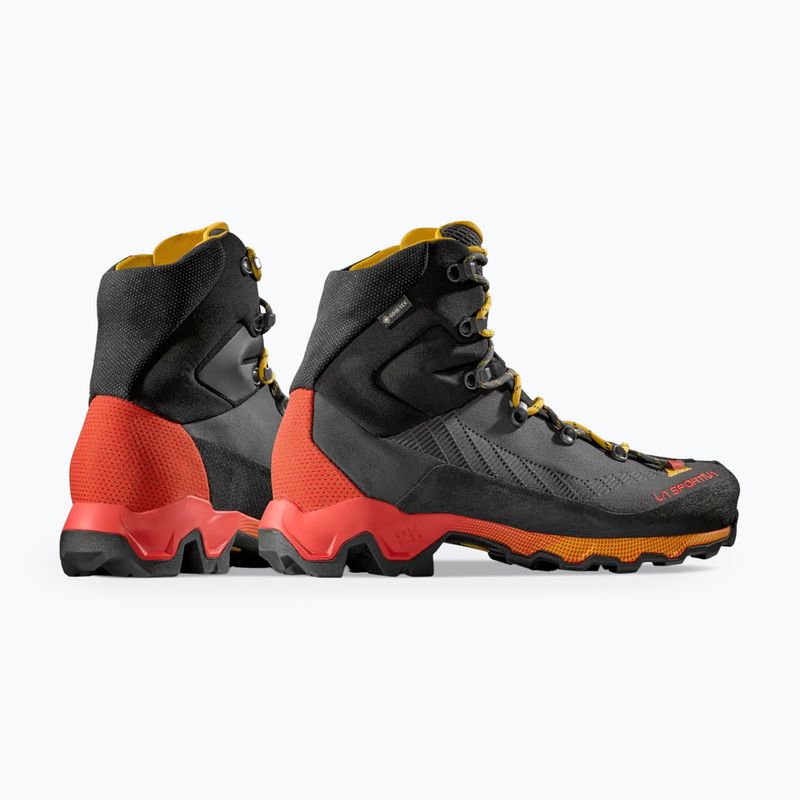 Scarponi da alpinismo da uomo La Sportiva Aequilibrium Trek GTX carbon/yellow 4