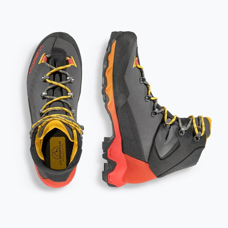 Scarponi da alpinismo da uomo La Sportiva Aequilibrium Trek GTX carbon/yellow 6