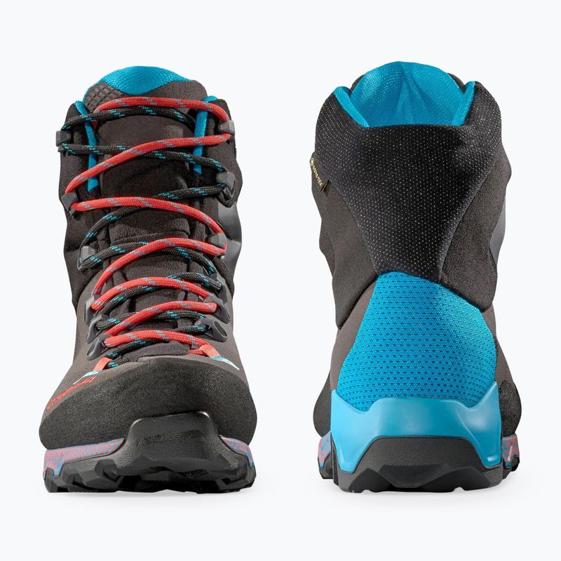 Scarpe da trekking da donna La Sportiva Aequilibrium Trek GTX carbon/malibu blue 12