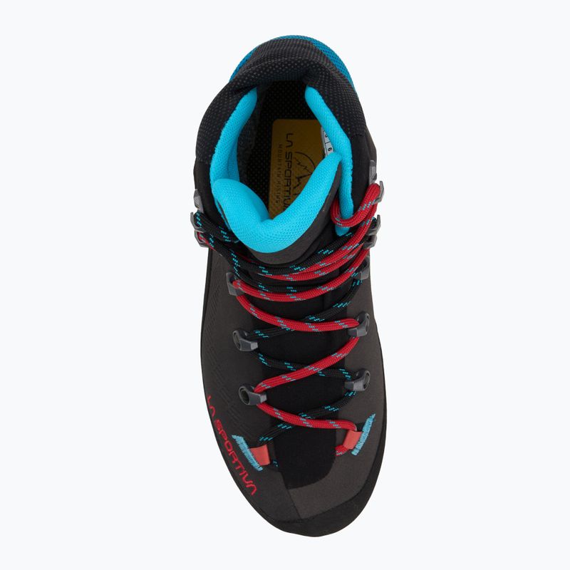 Scarpe da trekking da donna La Sportiva Aequilibrium Trek GTX carbon/malibu blue 5