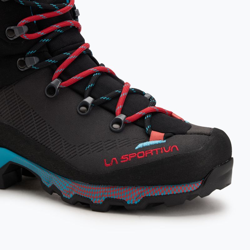 Scarpe da trekking da donna La Sportiva Aequilibrium Trek GTX carbon/malibu blue 7