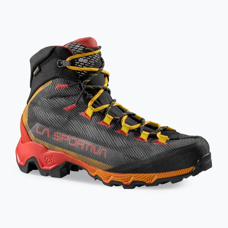 Scarpe da trekking uomo La Sportiva Aequilibrium Hike GTX carbon/yellow 8