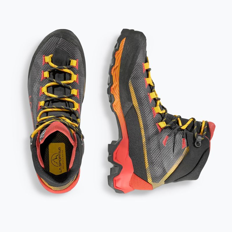 Scarpe da trekking uomo La Sportiva Aequilibrium Hike GTX carbon/yellow 13