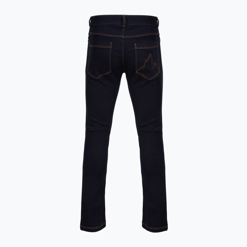 Pantaloni da arrampicata da uomo La Sportiva Eldo Jeans 2.0 jeans/deep sea 2