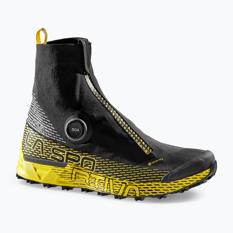 Scarpe da running uomo La Sportiva Cyklon Cross GTX black/yellow 8