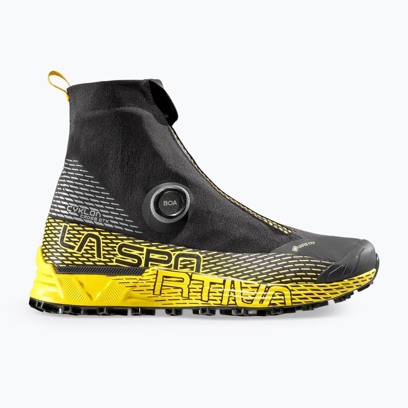 Scarpe da running uomo La Sportiva Cyklon Cross GTX black/yellow 9