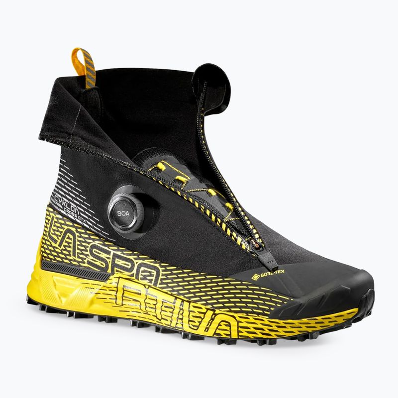 Scarpe da running uomo La Sportiva Cyklon Cross GTX black/yellow 10